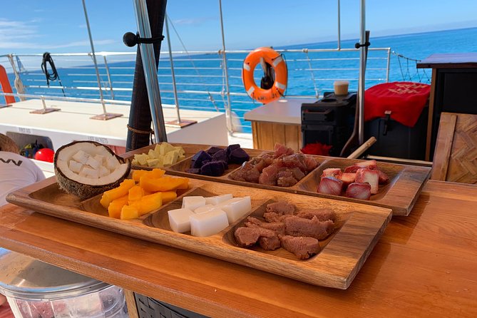 Polynesian Canoe Sunset Sail - On the Water Views: Diamond Head, Turtles, Dolphins, and Open Horizon Time