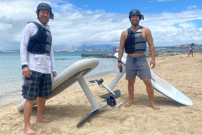 Premium eFoil Lesson near Waikiki - Three water runs, one clear progression plan