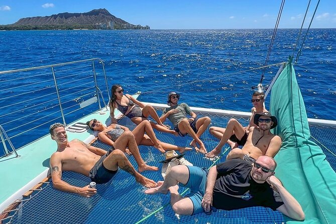 Private Catamaran Charter in Waikiki (1-6 Guests) - Your 2-hour charter: choosing between snorkeling, Diamond Head swimming, or a coastline sail
