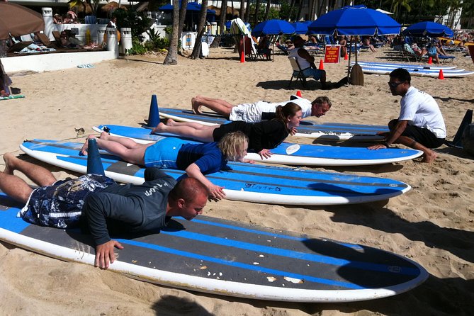 Private Group Surf Lesson for 4 by Waikiki Beachboys at the Royal - Waikiki at the Royal: where your surf lesson starts