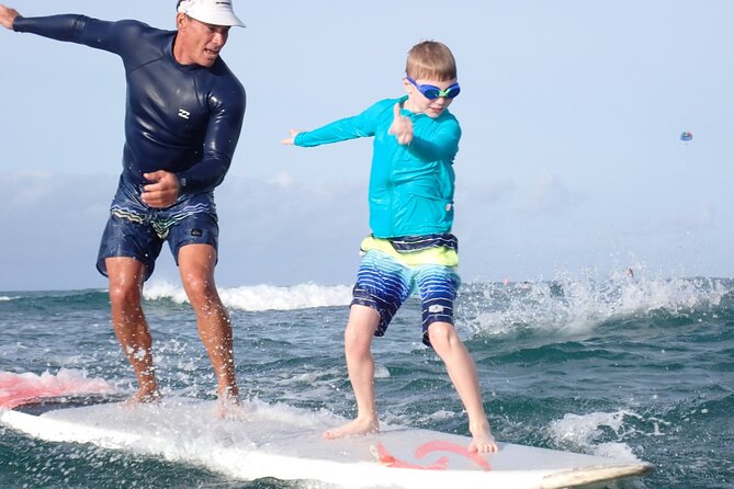 Private Kids Surfing Lessons - How the Lesson Works: Comfort First, Then Waves