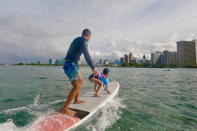 Private Kids Surfing Lessons - Stop 1: Waikiki Beach With a Coach Who Knows the Water