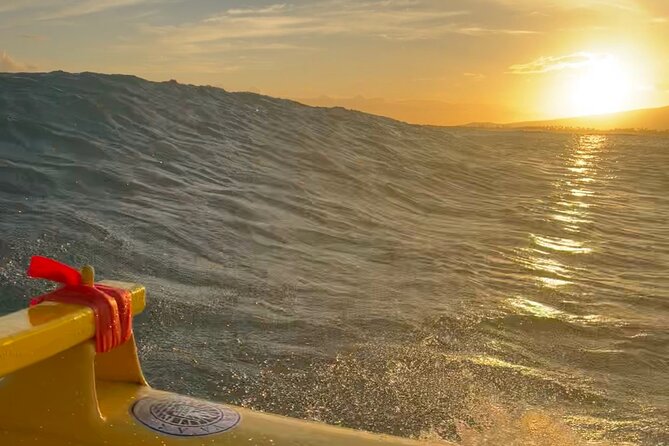 Private Outrigger Canoe Surfing Experience - The first time you paddle: technique that helps you catch waves