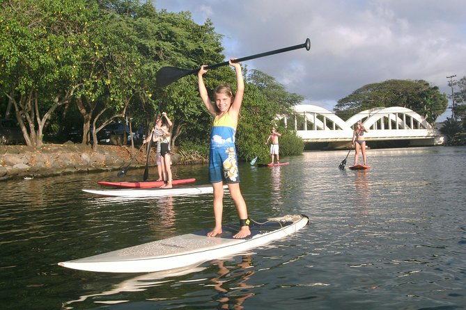 Private Stand up Paddle Lesson and Tour (for 1 or more paddlers) - Haleiwa Bay practice: calm water is your training ground