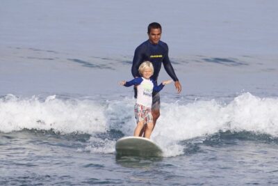 Private Surf Lessons in North Shore Oahu - The first stage: land briefing, ocean safety, and surf etiquette