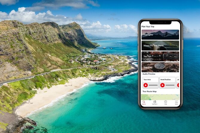 Self-Guided Audio Driving Tour in Oahu Hawaii - Punchbowl Crater, Laie sea arch, and Byodo-in: three quiet stops