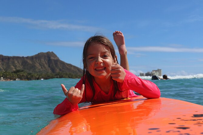 Semi-Private Surf Lesson for 2 or 3 people on Waikiki Beach - From land demonstration to ocean safety: how the lesson is paced