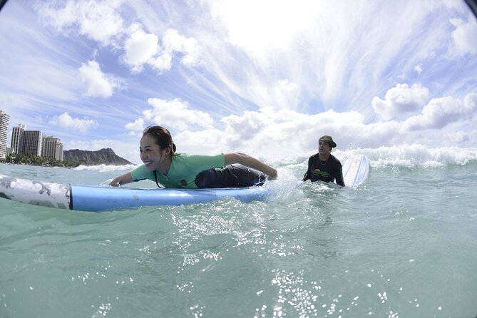 Semi-Private Surf Lesson for 2 or 3 people on Waikiki Beach - What’s included, what to rent, and what to bring for less hassle