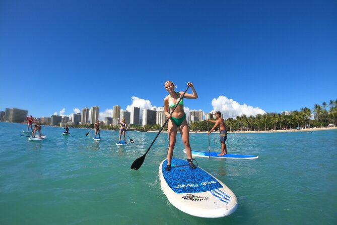 Stand Up Paddle Open Group Lesson with Waikiki Courtesy Shuttle - Getting picked up: the Surf School Bus makes it easy