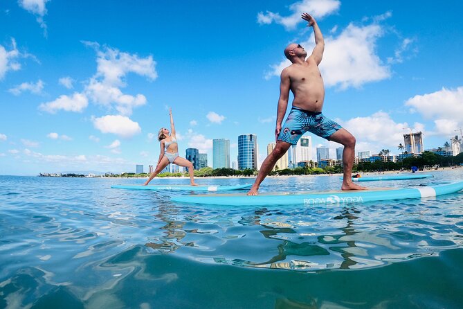 Stand-Up Paddle Yoga - Meeting on the Beach, Then Walking Out to Your Floating Studio