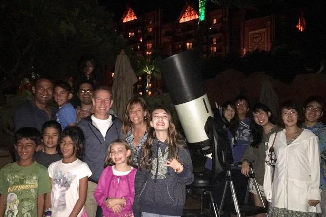 Star Tour Show at Ko Olina - Telescope time: craters, rings, and phone photos