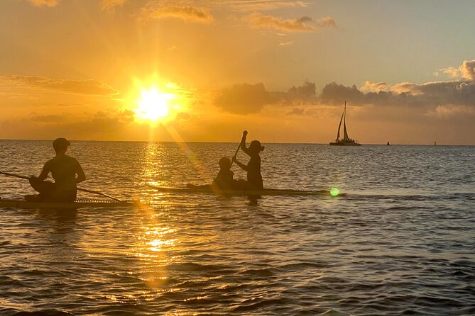 Sunset Stand Up Paddle with Photos and Turtles - Haleiwa Beach Park: The easy launch into North Shore sunset time