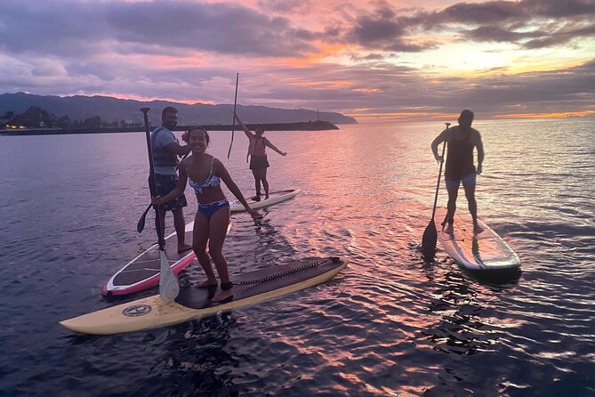 Sunset Stand Up Paddle with Photos and Turtles - Sunset on the water: watching pink-to-purple clouds while you glide