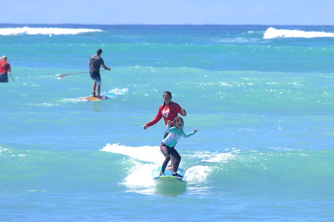 Surf HNL: Small-Group or Private Surfing Lesson (Ko'olina) - The lesson flow: from paddling to popping up