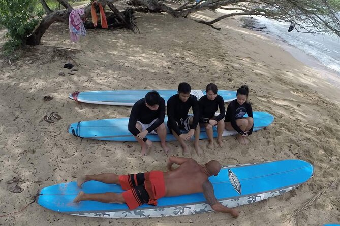 Surf Lessons on the North Shore Great for Families and all Ages - Small-group coaching that keeps your attention on surfing