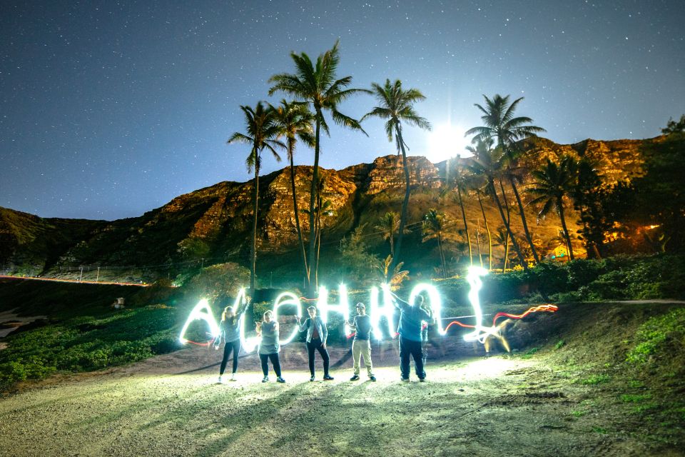 Unique Honolulu Sunset and Light Painting Tour - Small group power: why 7 people feels easier than it sounds