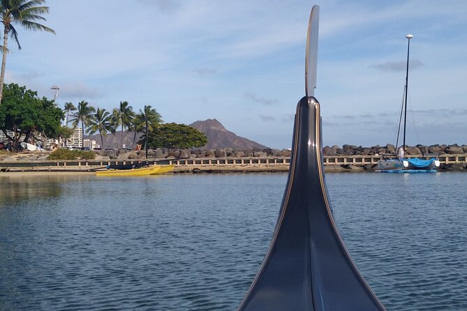 Valentine's Waikiki Gondola Cruise - Cruise time on the Ala Wai: skyline, rainbows, and those night lights