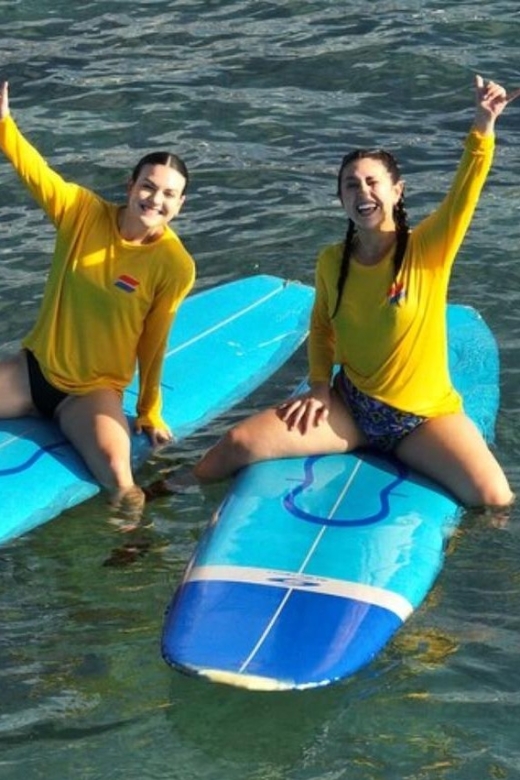Waikiki Beach: Surf Lessons - Safety briefing on Waikiki Beach: the part that saves your lesson