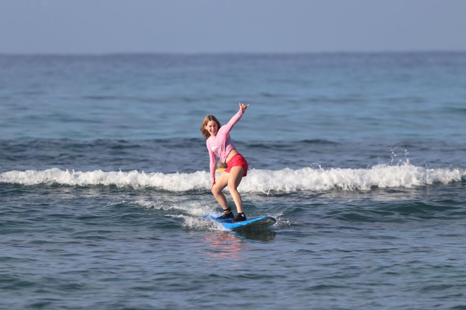 Waikiki Beach: Surf Lessons - The 2-hour class: paddling, standing, and riding