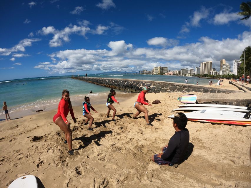 Waikiki: Family, Private, and Group Surfing Lessons - Getting to the water: shuttle pickups and Waikiki Beach Marriott setup