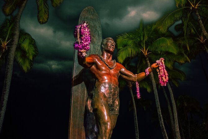 Waikiki Ghost Tour: Torches & Terrors - Stop-by-stop walk: from Stones of Life to a burial mound