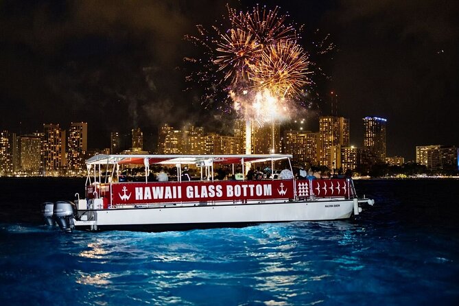 Waikiki Glass Bottom Boat Fireworks Tour - Fireworks viewing from the water: what you’ll actually see
