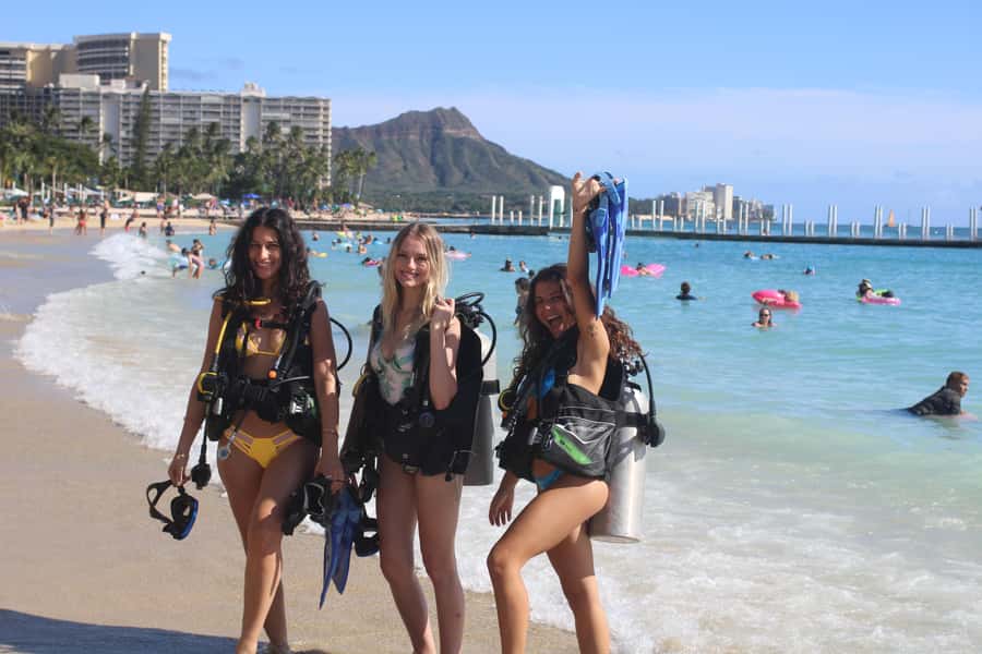 Waikiki: Honolulu Beginner Scuba Diving with Videos - Weather, water clarity, and rain-or-shine expectations