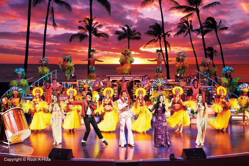 Waikiki: Luau and Buffet w/ optional Rock-A-Hula Show - The Luau Buffet: Roasted Luau Pig, Salmon, Beef, and More