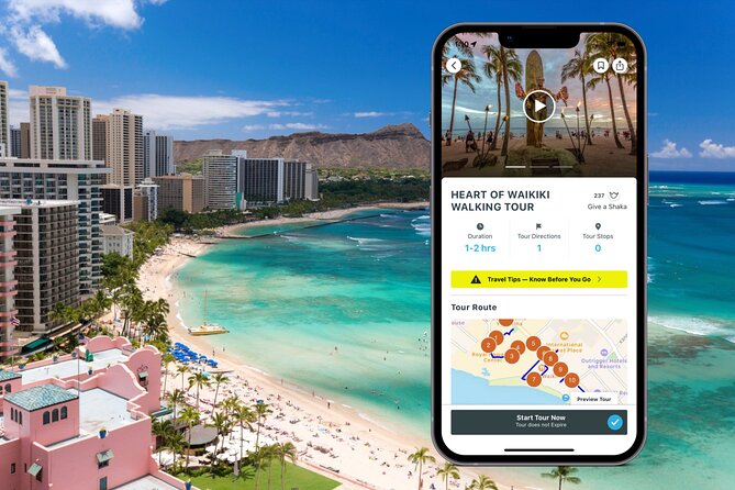 Waikiki Self-Guided Audio Walking Tour - How the Shaka Guide audio walk really feels in practice