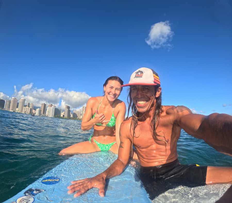 Waikiki: Surf Lessons Easy 60 min classes no crowds! - The “60 minutes” format: short time, focused learning