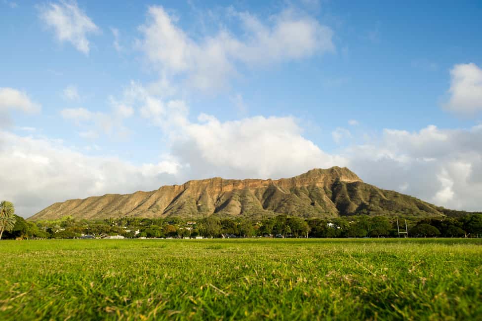 （2nd)Diamond Head Hike w/ Malasada Starts at 7:00 a.m. - Diamond Head itself: 1.6 miles total, with a steady view payoff